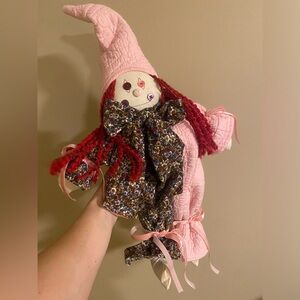 Vintage Handmade 16” Clown Doll